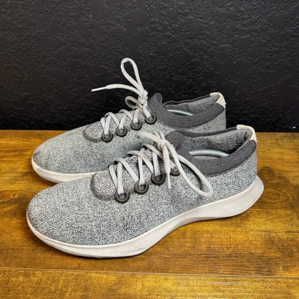 Allbirds‎ Wool Dasher Mizzle Grey Merino Wool Water Repellent Sneakers Mens 13